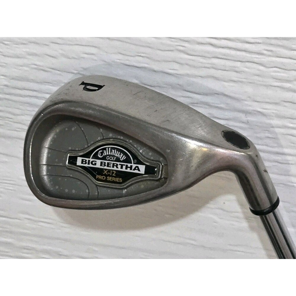 Callaway Big Bertha  X-12 Pro Series Pitching Wedge Steel Shaft S RH New Grip